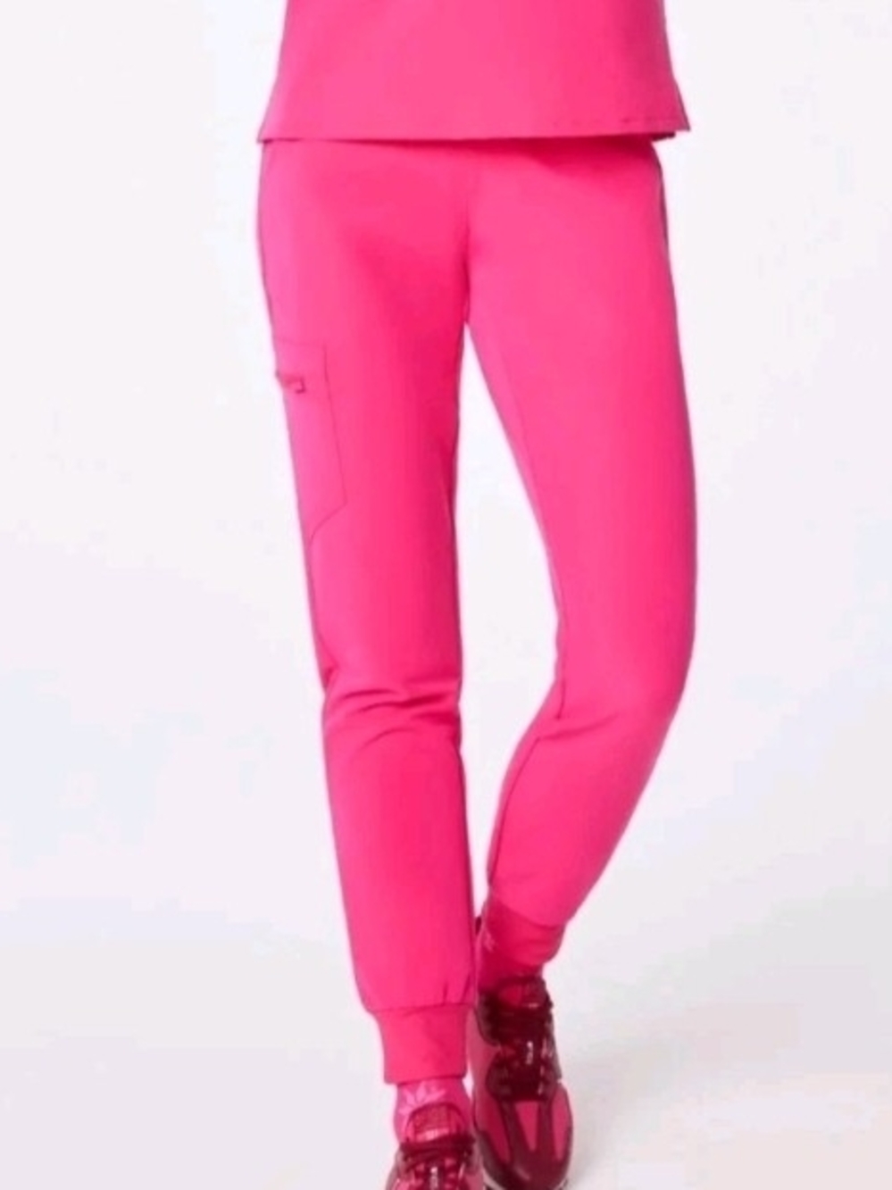 FIGS Technical Collection Jogger Pants Pink XS  Petite Scrubs